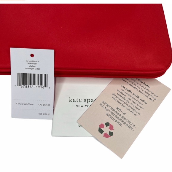 Kate Spade chelsea medium wristlet pouch bag
(NWT) ♠️♥️ - Picture 8 of 8